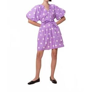 NEW SOFIA COLLECTIONS sadie mini dress in freesia polka dots